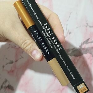 Bobbi Brown Dual-Ended Cream Shadow Stick in Tan & Gold